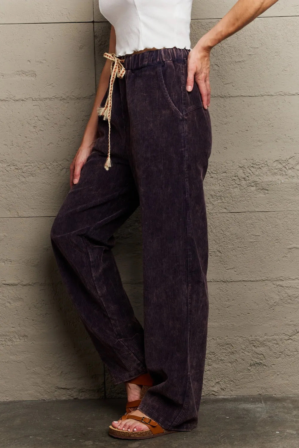 POL corduroy brown