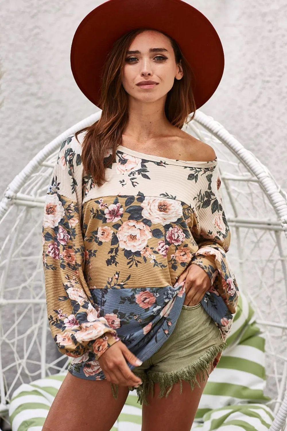 Floral lightweight shirt