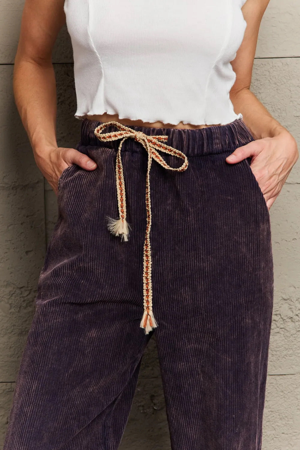 POL corduroy brown
