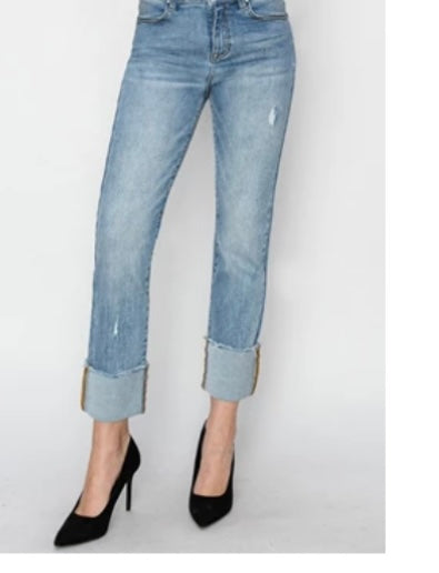 Cuffed jeans
