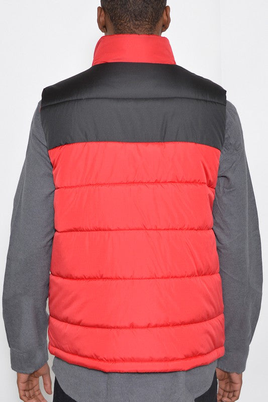 PADDED WINTER TWO TONE VEST