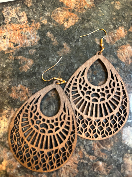 Teardrop Open Design Earring