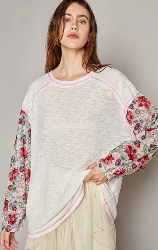 Pol floral sleeve