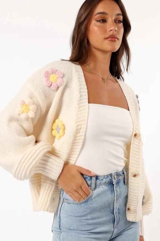 Floral sweater