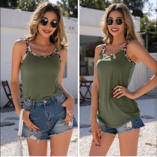 Green and Leopard Tank