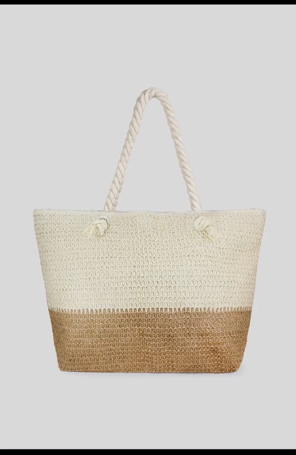 Straw bag