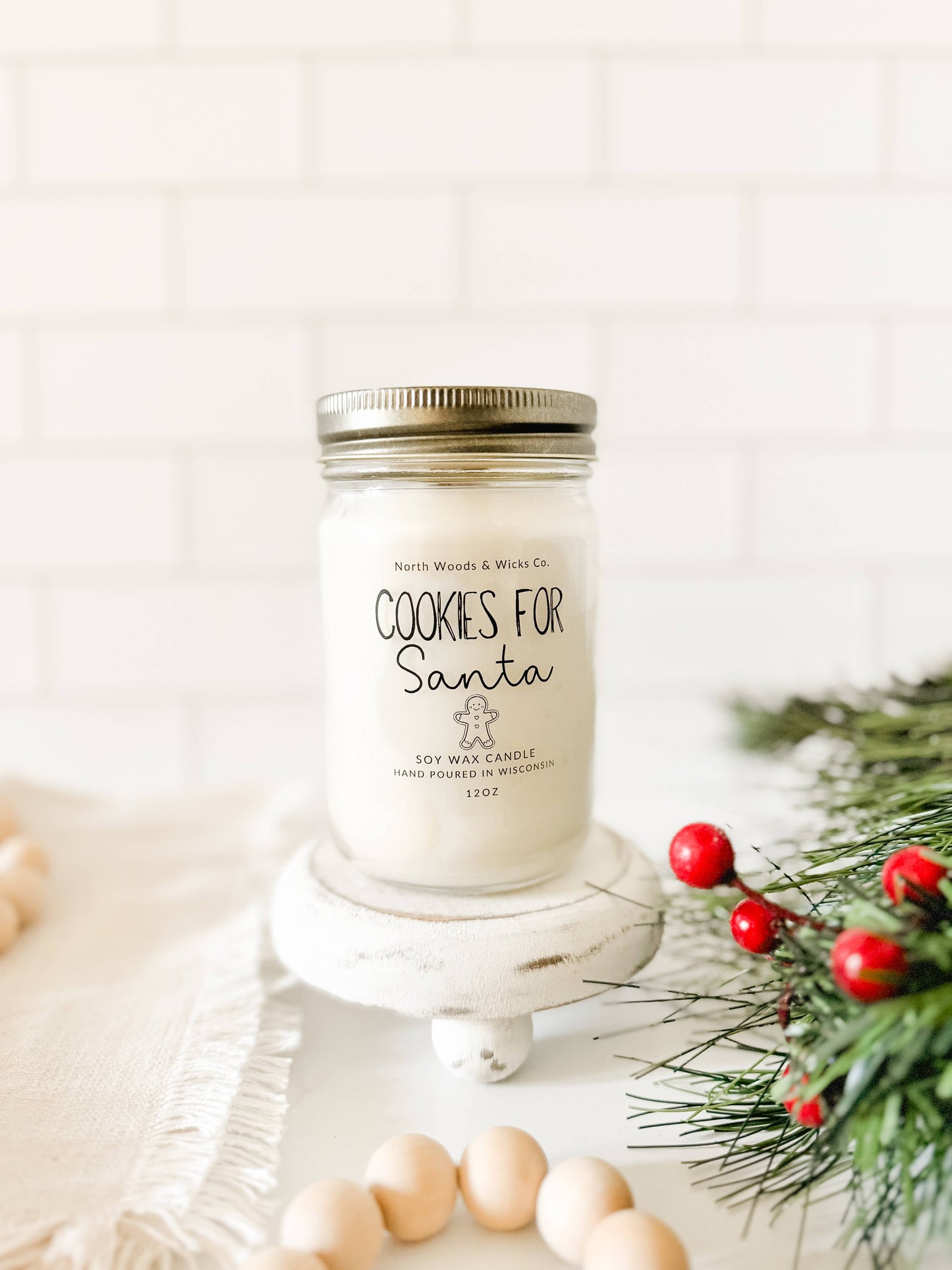 Cookies For Santa 12oz Soy Wax Candle